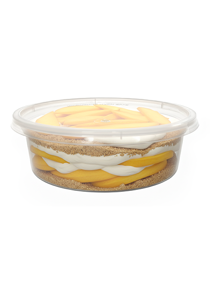 250ml RND MW Container CL