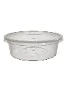 250ml RND MW Container CL w/ Lid 10's