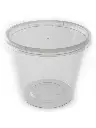 750ml RND MW Container CL w/ Lid 50's
