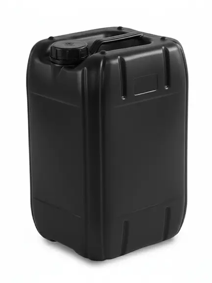 5Gal SQR SH BK CBY w/ S49x14 BK Plug