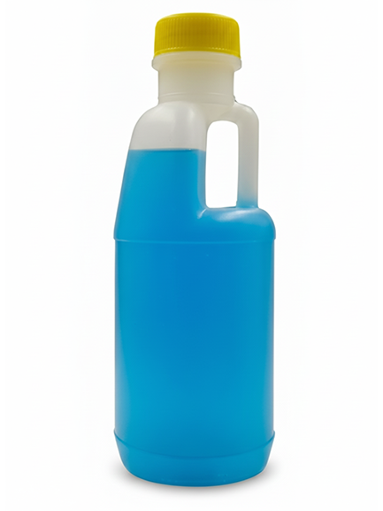 250ml RND w/ Handle CL BOT w/ S28 PSF Lined WT Cap