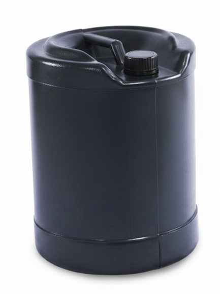 5Gal RND BK CBY w/ S49x14 BK Plug