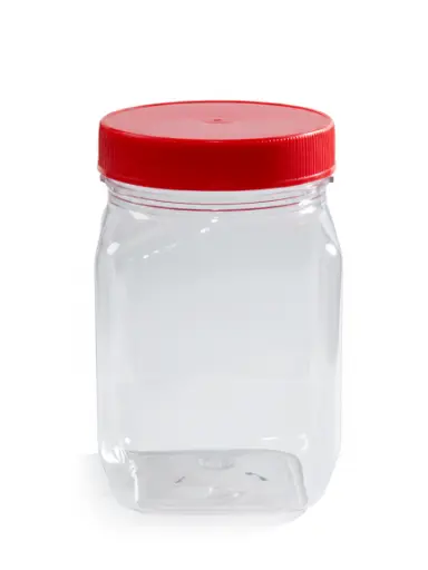 [MG-0052] 350ml SQR CL PET Jar 27g