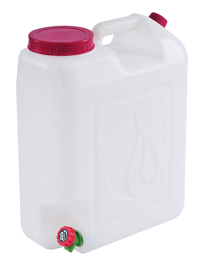 [MG-0115] 5Gal Slim CL Water Jug w/ RD Caps/Plug & Faucet